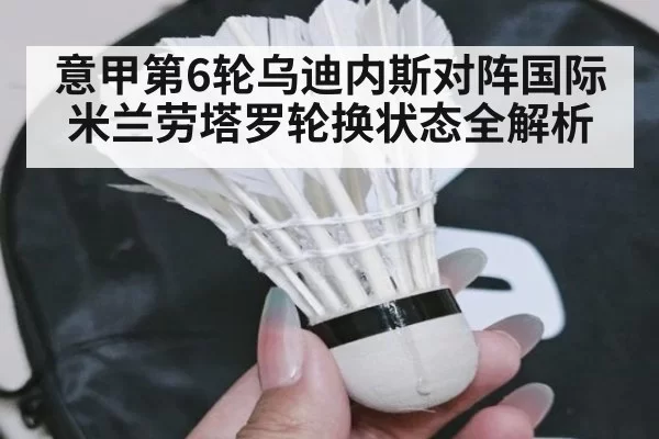 意甲第6轮乌迪内斯对阵国际米兰劳塔罗轮换状态全解析